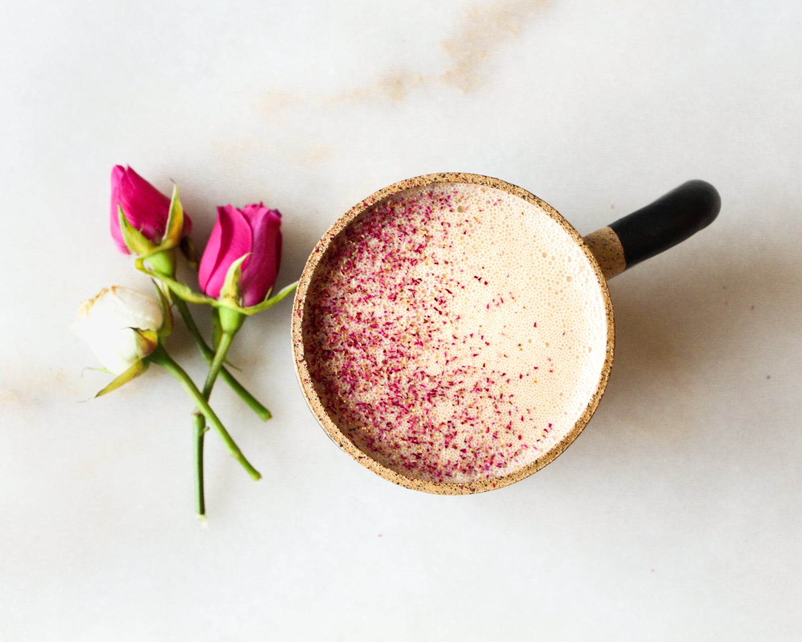 Cardamom Rose Tea Latte